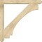 Ekena Millwork Imperial Craftsman Rough Sawn Bracket w/ Offset Brace, Douglas Fir, 6"W x 46"D x 46"H BKT0604X46X46IMP04RDF - alternate 4